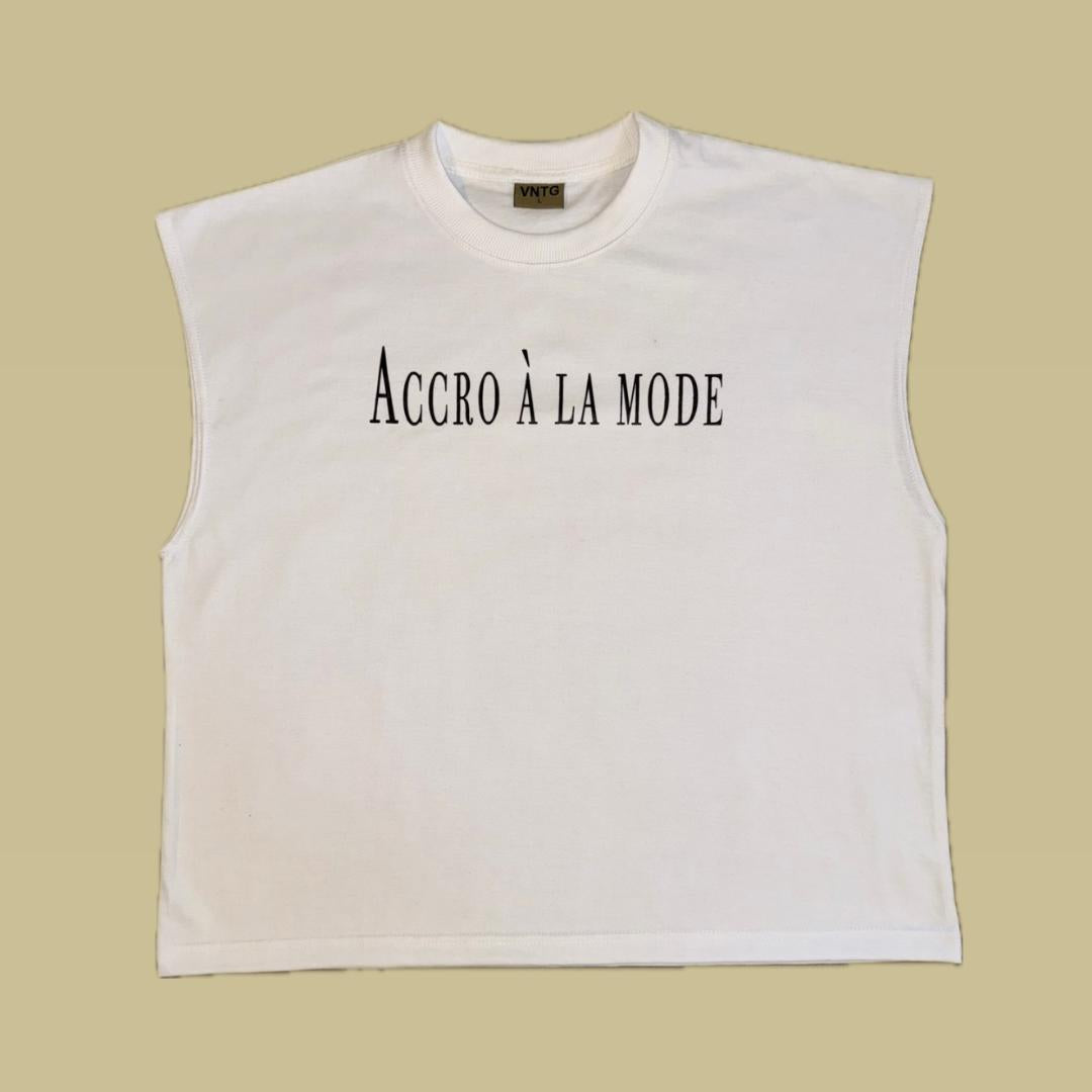 "Addicted To Fashion" Sleeveless Tee